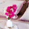 Parure de Lit 100% Coton "Asala" avec Dentelle (Pack 6 Pièces) | A la Page