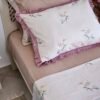 Parure de Lit 100% Coton "Asala" avec Dentelle (Pack 6 Pièces) | A la Page