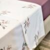 Parure de Lit 100% Coton "Fleurie de Lilas" (Pack 6 Pièces) | A la Page