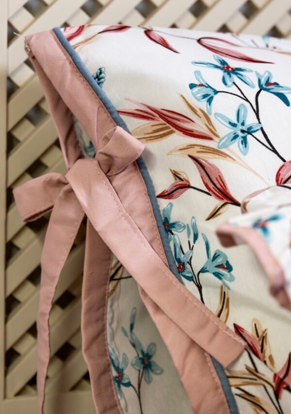 Parure de Lit Jardin rosé – Pack 7 ou 10 Pièces