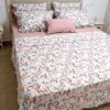 Parure de Lit Jardin rosé – Pack 7 ou 10 Pièces