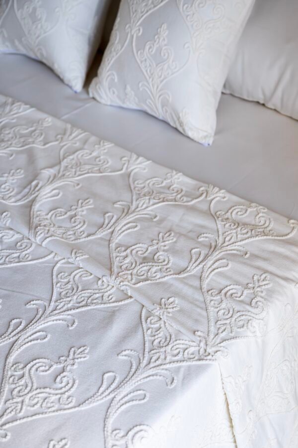 Parure de Lit Jacquard " Clair de Lune" (Pack 8 Pièces) | A la Page
