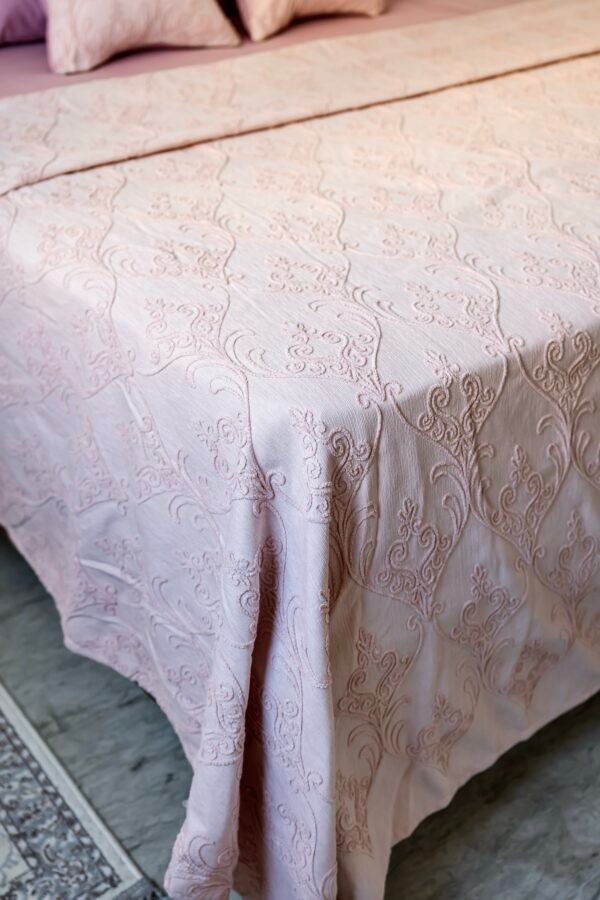 Parure de Lit Jacquard "Arabesque Romance" (Pack 8 Pièces) | A la Page