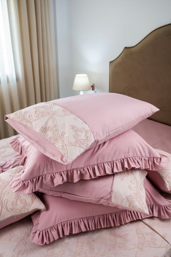 Parure de Lit Jacquard "Arabesque Romance" (Pack 8 Pièces) | A la Page