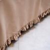 Parure de Lit Beige à volants ''6 Pièces'