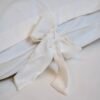 Parure de Lit Blanc Cassé à volants '' 6 Pièces ''